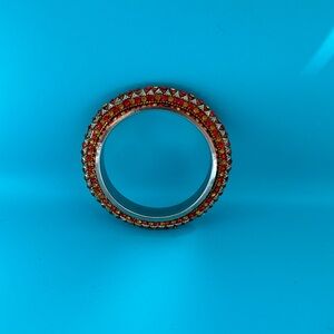 Jeweled Bangle Bracelet Costume Statement Piece